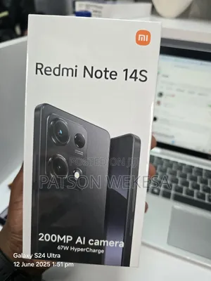 New Xiaomi Redmi Note 14S 256 GB Black