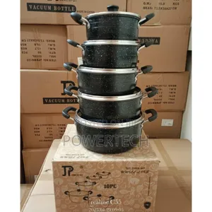 *James Pot Black Cookware Set