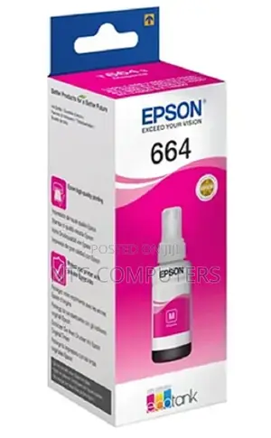 Epson T6643 Ecotank Magenta Ink Bottle 70.0 Ml