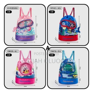 Cute Cartoon Drawstring Waterproof Swimming Bag/Gymbag