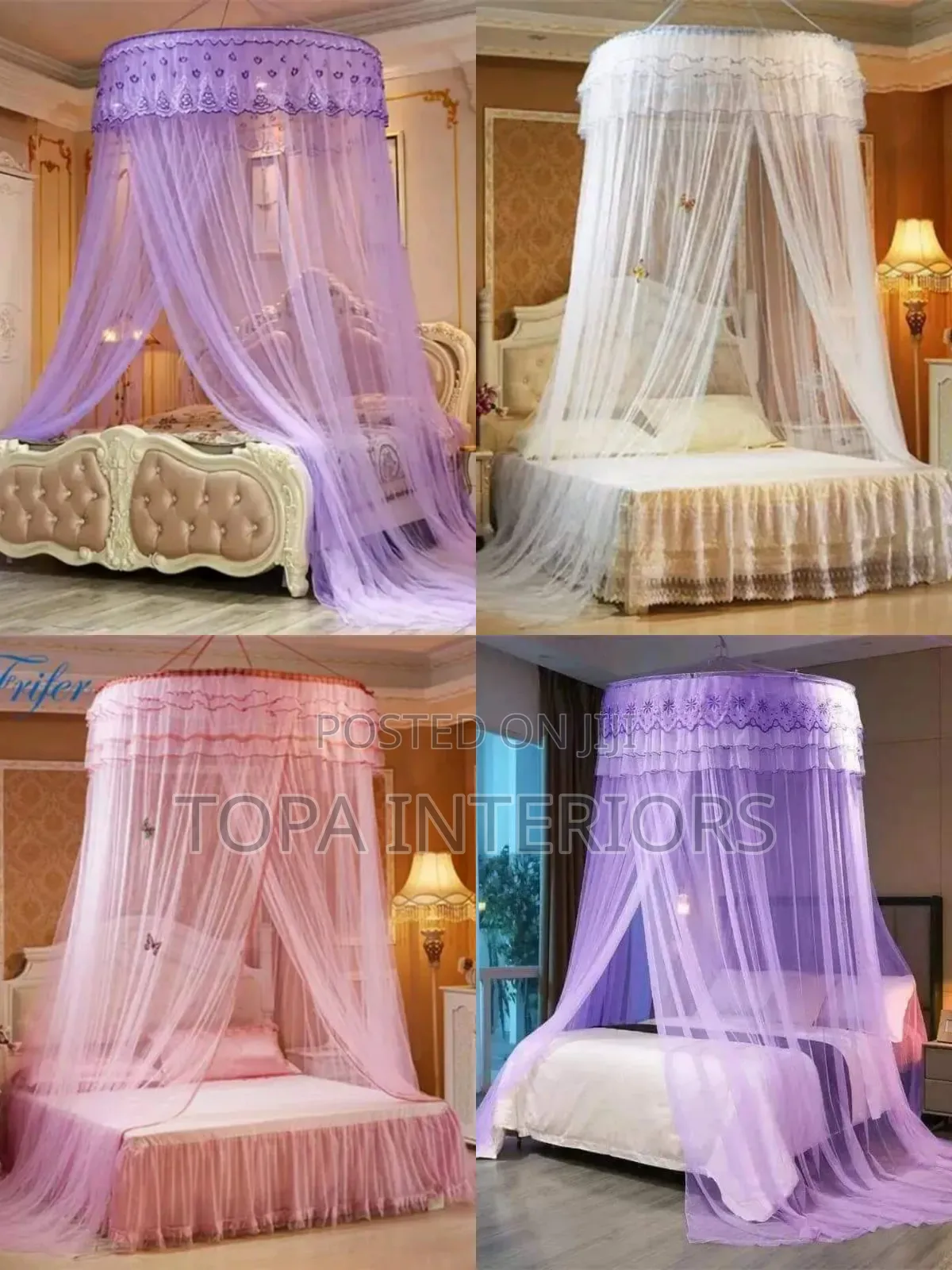 Ceiling Hook Classic Round Mosquito Nets for Bedrooms