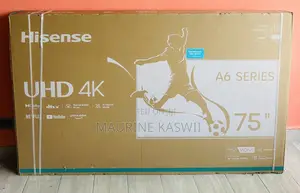 Hisense 75” Inch Uhd Smart Frameless 65a6n
