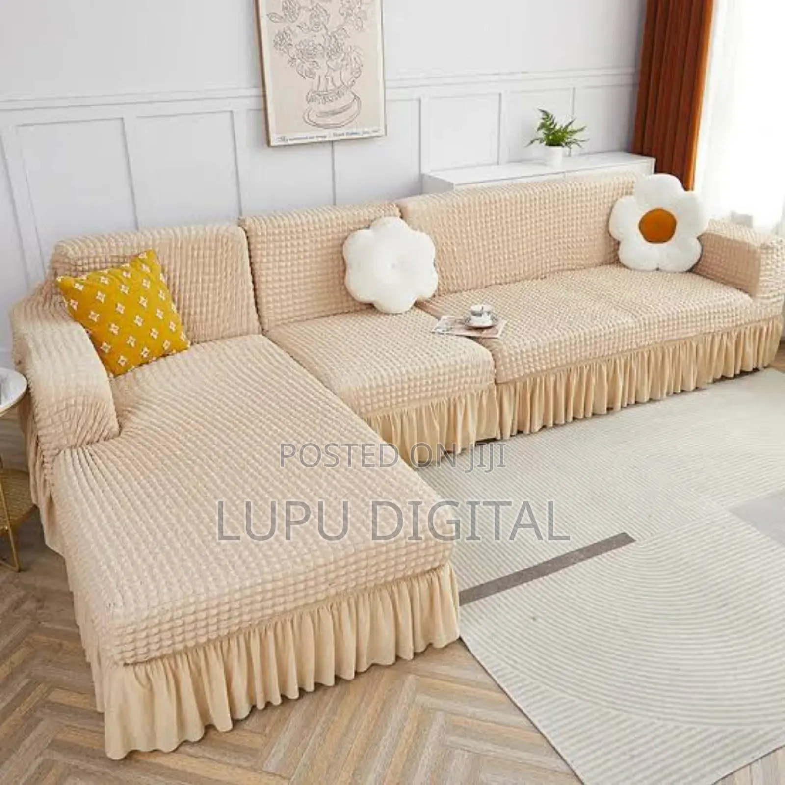 Bubble L Shape Seater Cover*
5 Seater