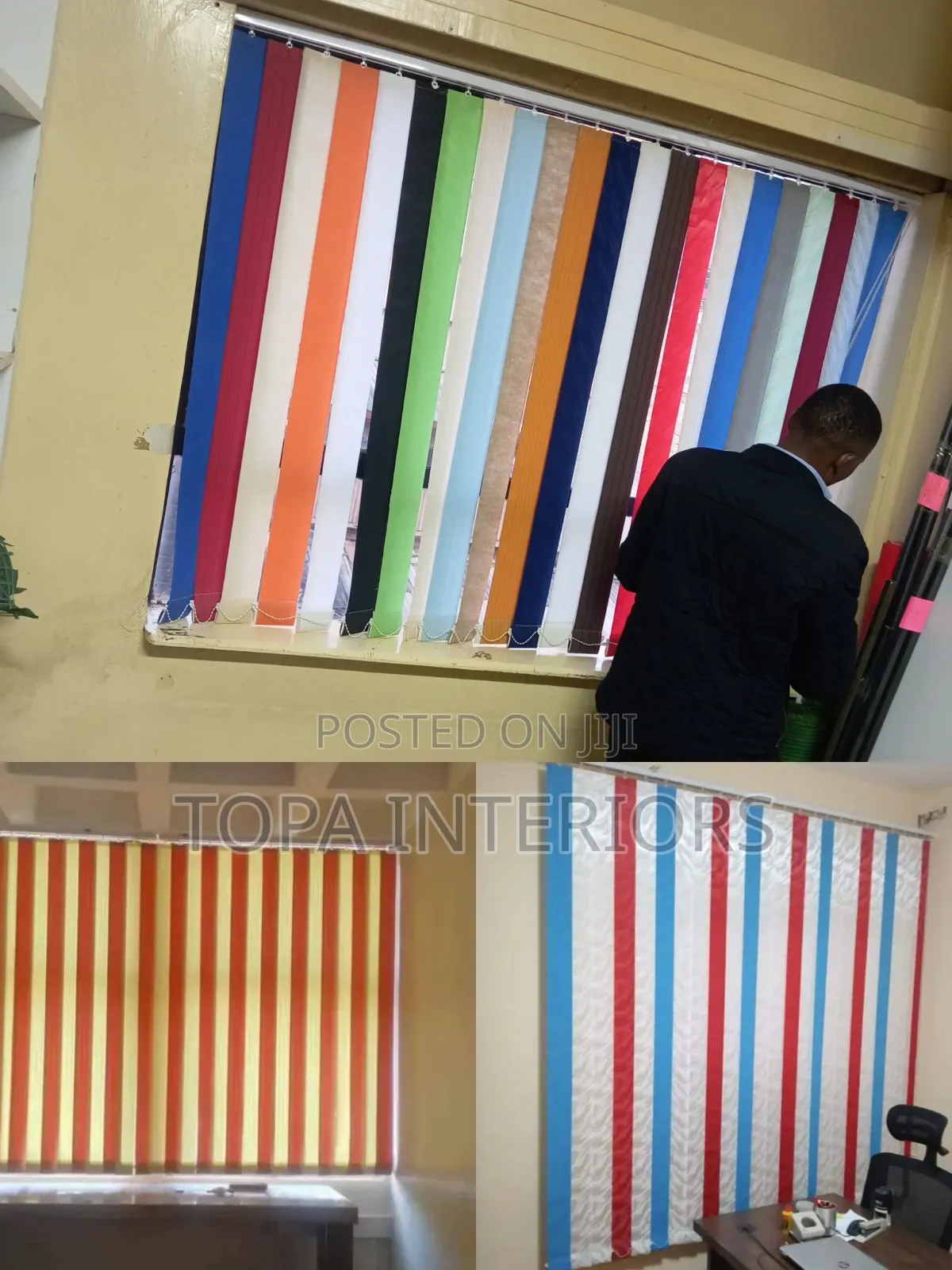 All Colours Vertical Office Curtain Blinds for Light Control