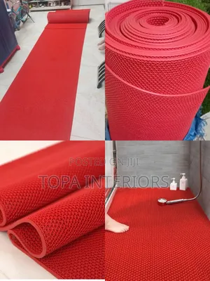 Safety Footing Poolside Matting Perforated PVC Antislip Rubber Mats