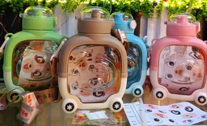 1000ml Teddy Bear Design Water Bottle