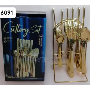 Golden Cutlery Set
