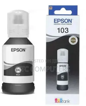 Epson 103 Ecotank Black Ink Bottle 65.0 Ml