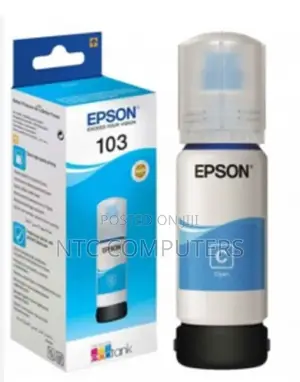 Epson 103 Ecotank Cyan Ink Bottle 65.0 Ml