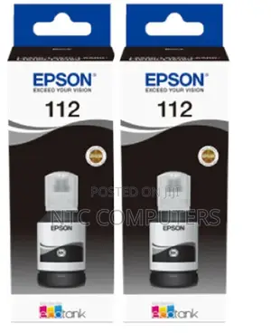 Epson 112 Ecotank Pigment Black Ink Bottle 127.0 Ml