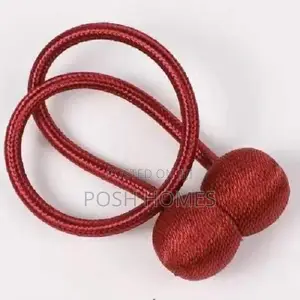 Maroon Magnetic Curtain Holder