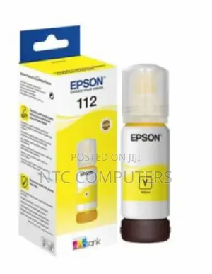 Epson 112 Ecotank Pigment Yellow Ink Bottle 70.0 Ml