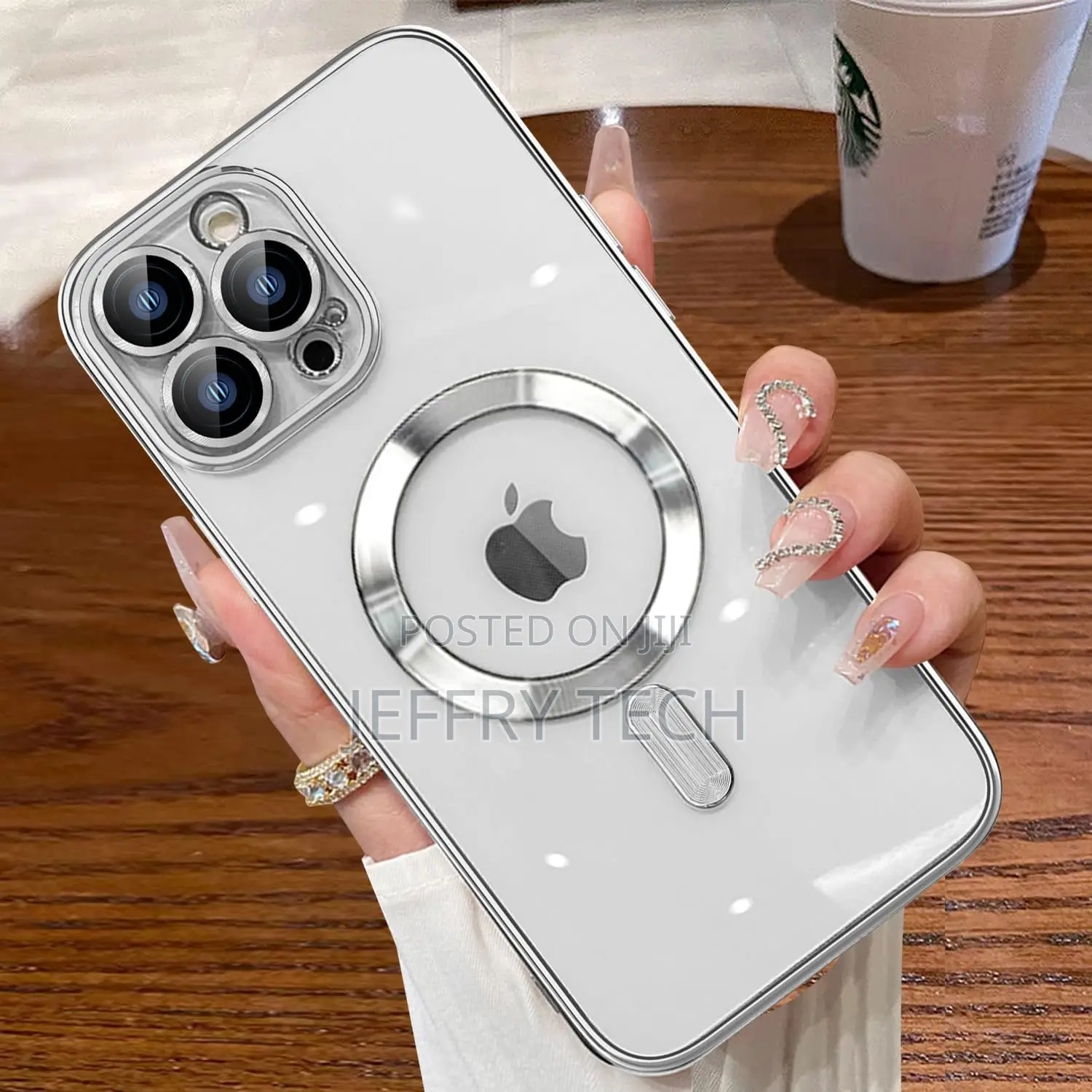 Xsinoli iPhone 12 Pro Max Case Magsafe, Magnetic Clear Case