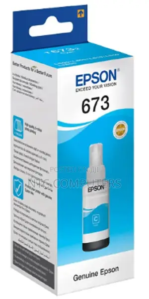 Epson T6732 Ecotank Cyan Ink Bottle 70.0 Ml