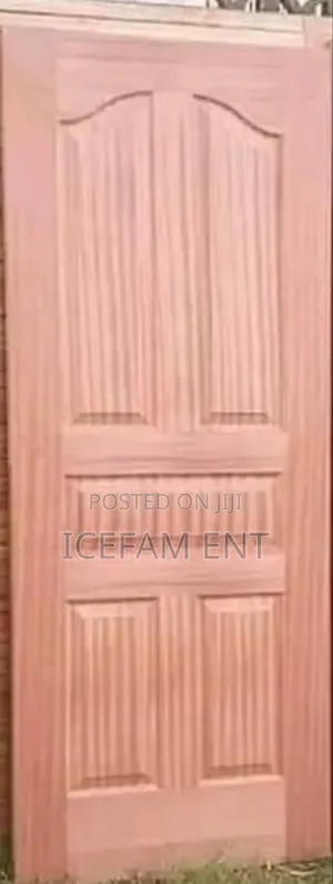Mahogany Embozed Solid Door 32×80/Standard Door