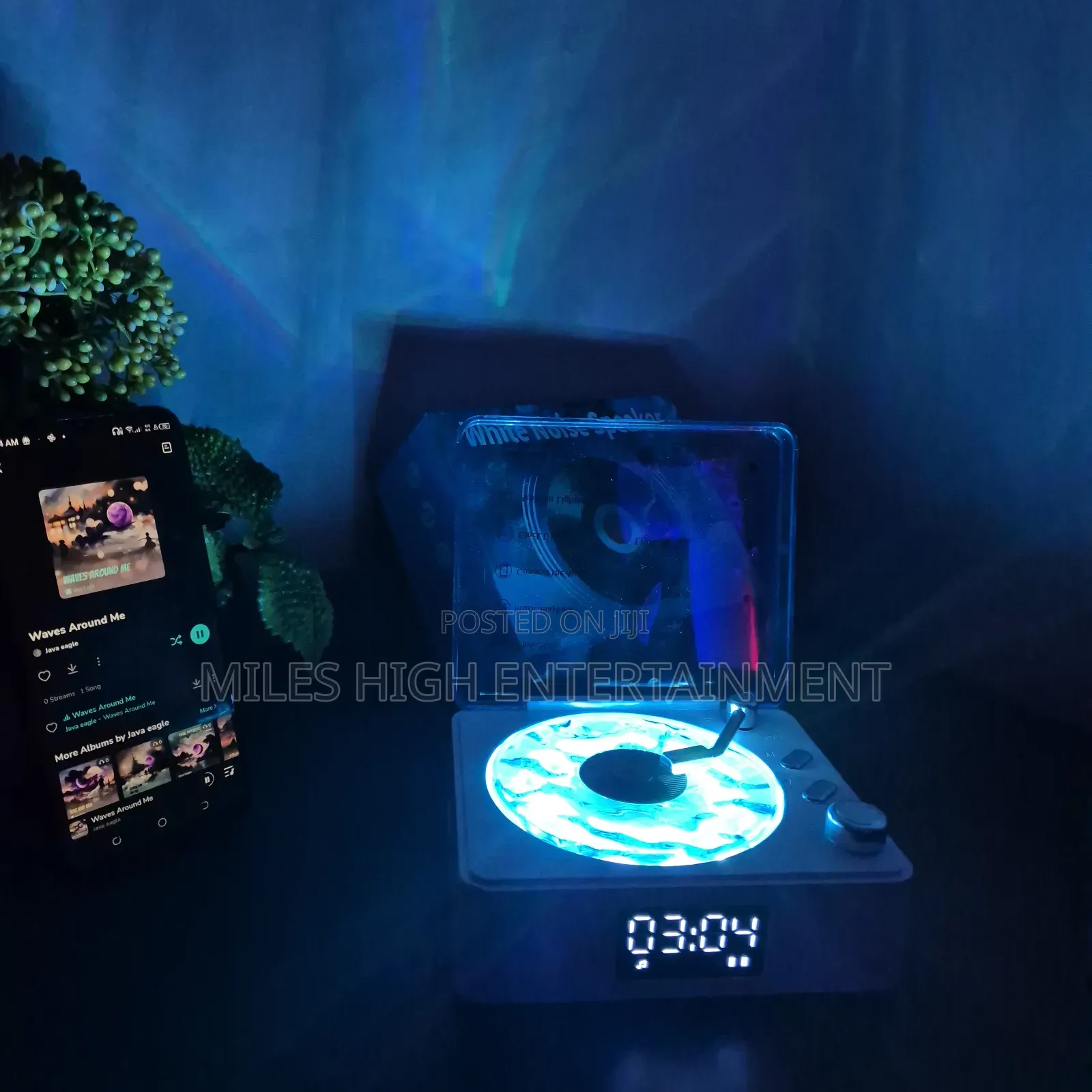 White Noise Speaker With Led Lights