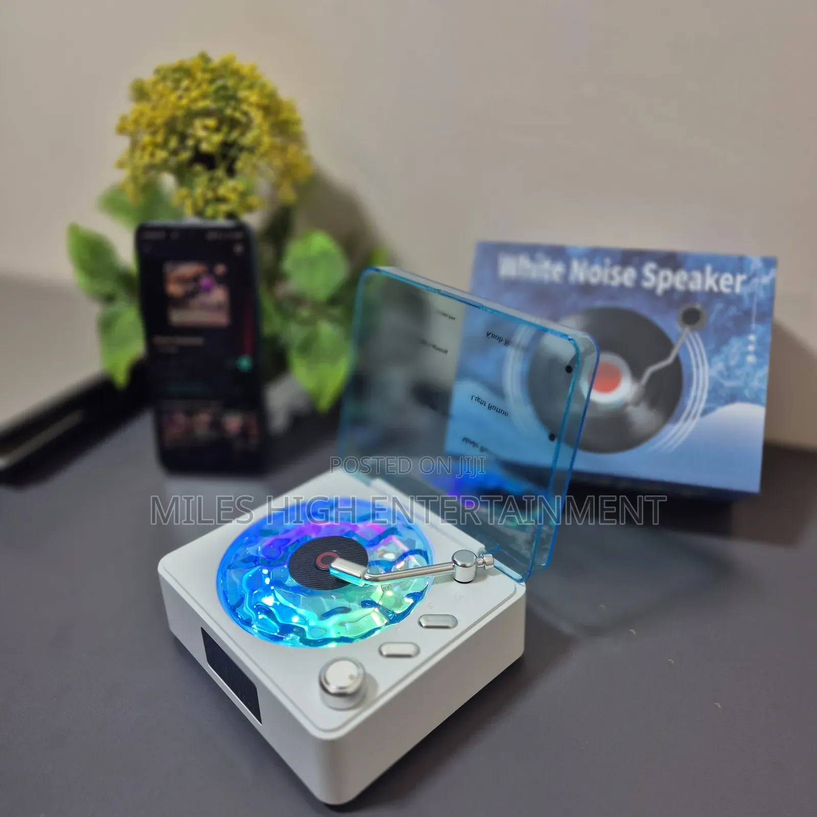 White Noise Speaker With Led Lights