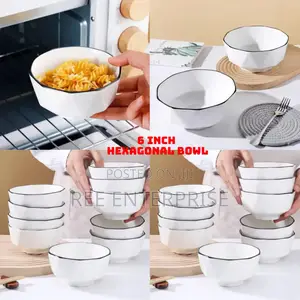 6" Hexagonal Bowls
Brand New