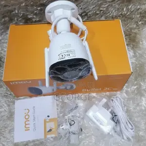 Outdoor Camera With Inbuilt Mic Imou Bullet 2c Wifi Smart