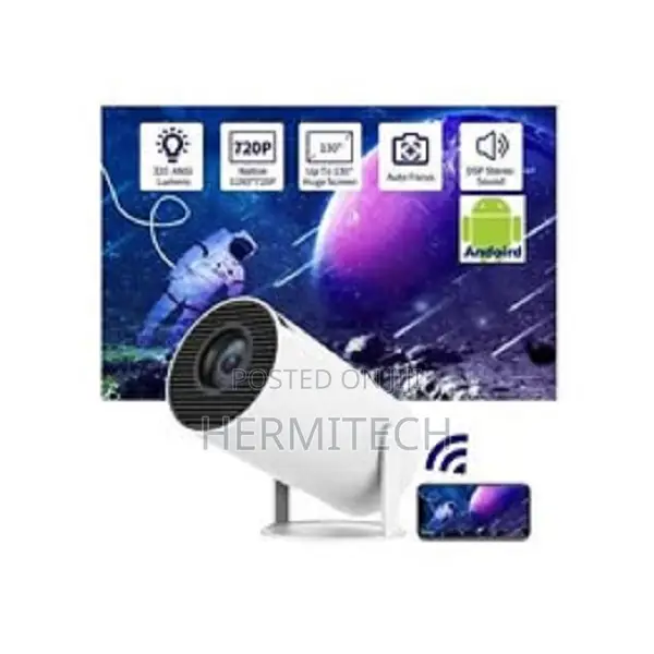 Hy300 Smart Projector Android 11.0 System Uk Plug