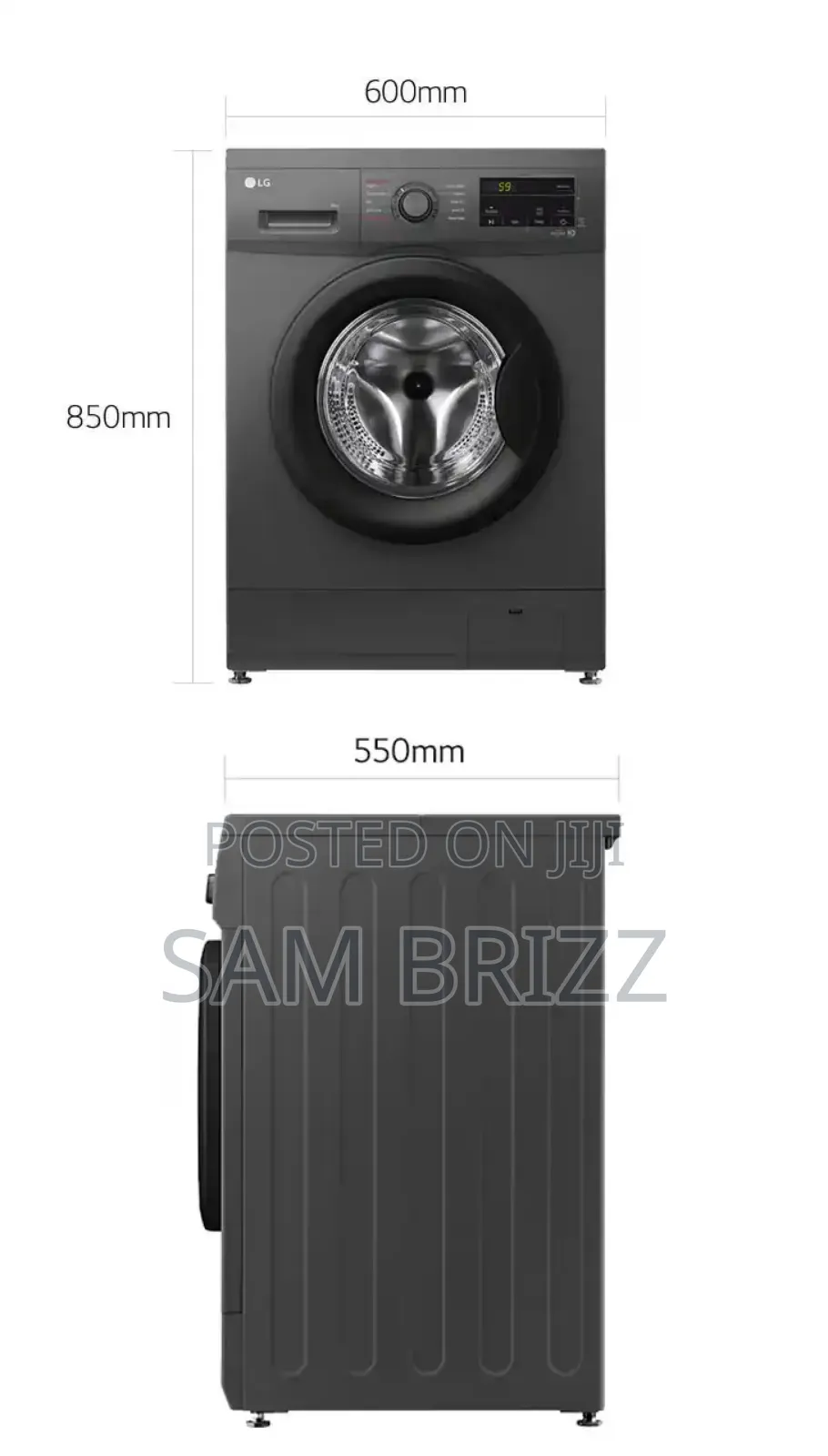 Lg Washing Machine 8kgs