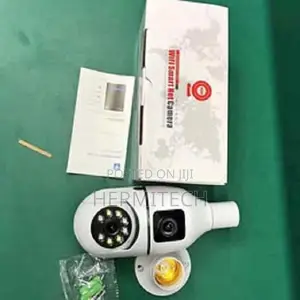 E27 360 Bulb Wifi Dual Lens Camera Bulb Color