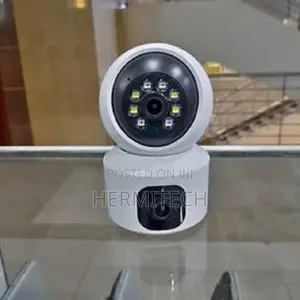 Dual Lens 2*2mp Home Ip Camera 2.4ghz Wifi Camera
