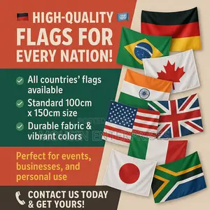 Premium Flags of Every Nations 100cm by 150cm