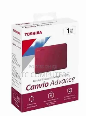 Toshiba Canvio Advance 1tb 2.5" External Hard Drive Usb 3.