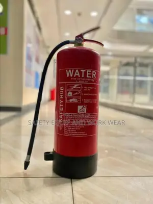 Water Fire Extinguisher Wall Mounted For Easy Access.