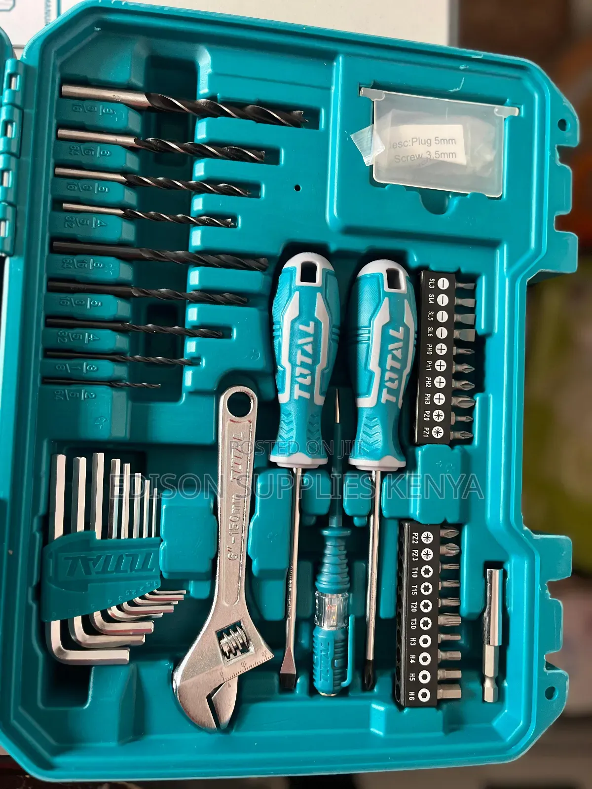 Total Cordless Drill Tool Set Total 89pcs Tools Set
