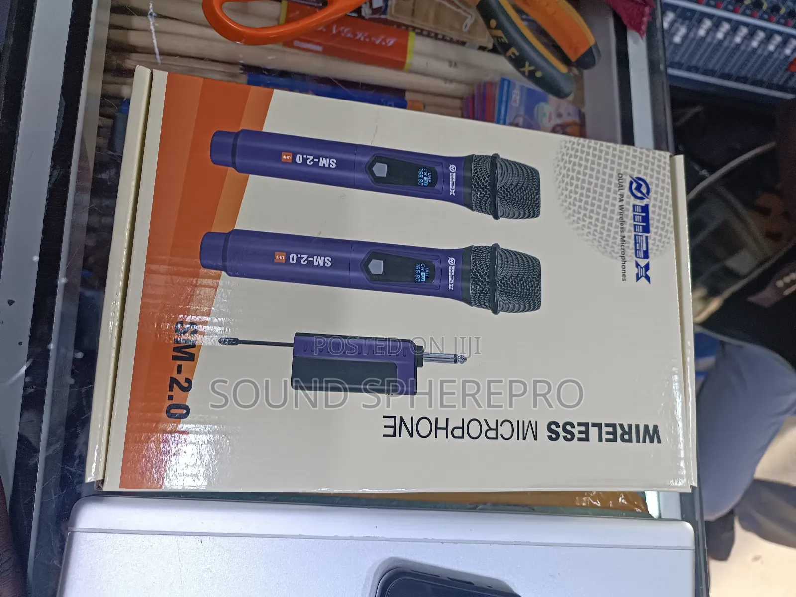 Max Sm-2.0 Uhf 2in 1 Wireless Microphone