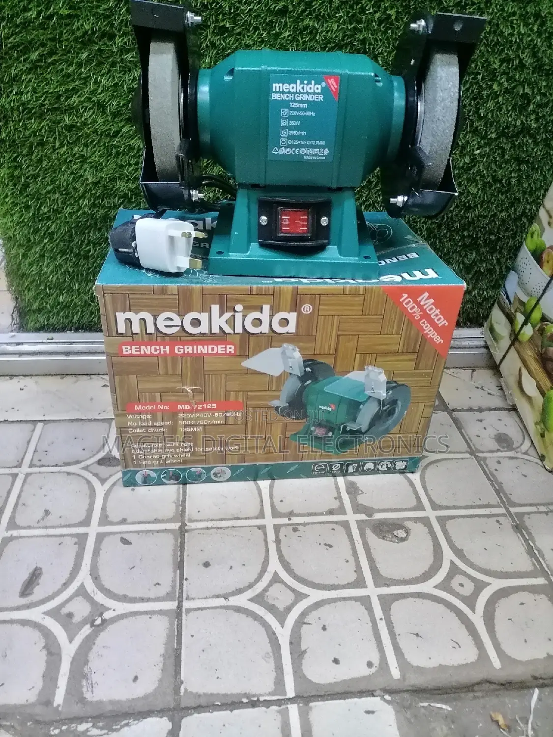 Best Quality 350w Meakida Bench Grinder