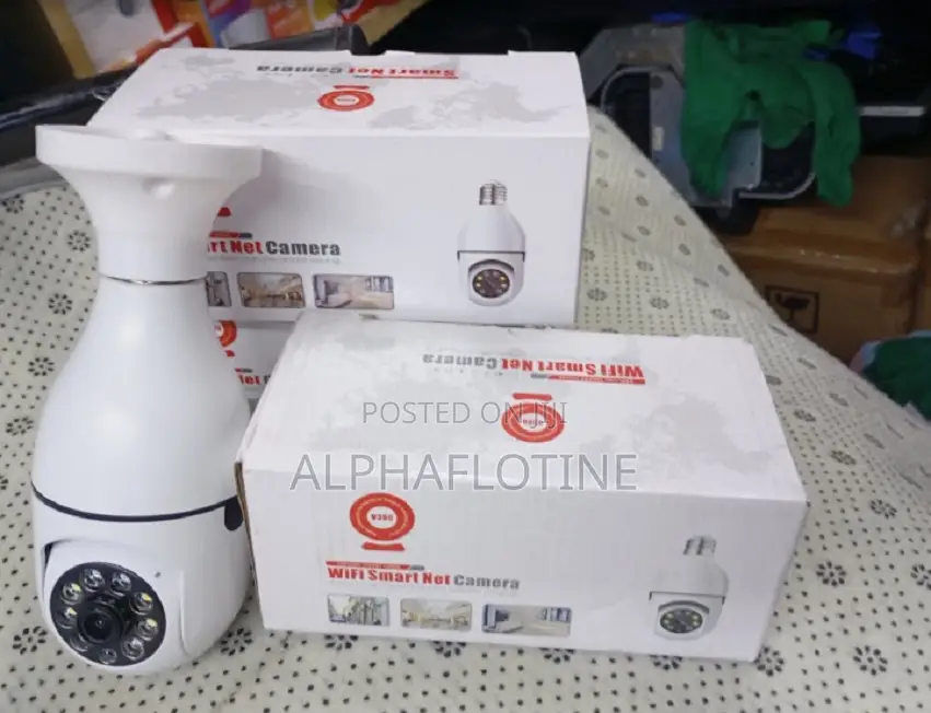 PTZ E27 360 Bulb Wifi Dual Lens Camera Bulb Color Night