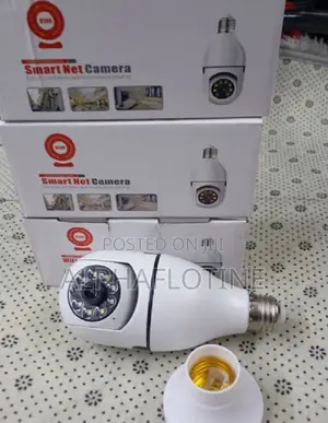 PTZ Light Bulb Camera With 1080p Hd,