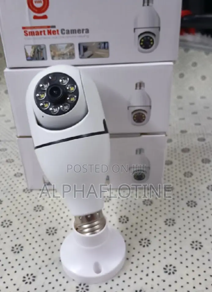 PTZ Bulb CCTV Camera With Led Motion Sensor Lights