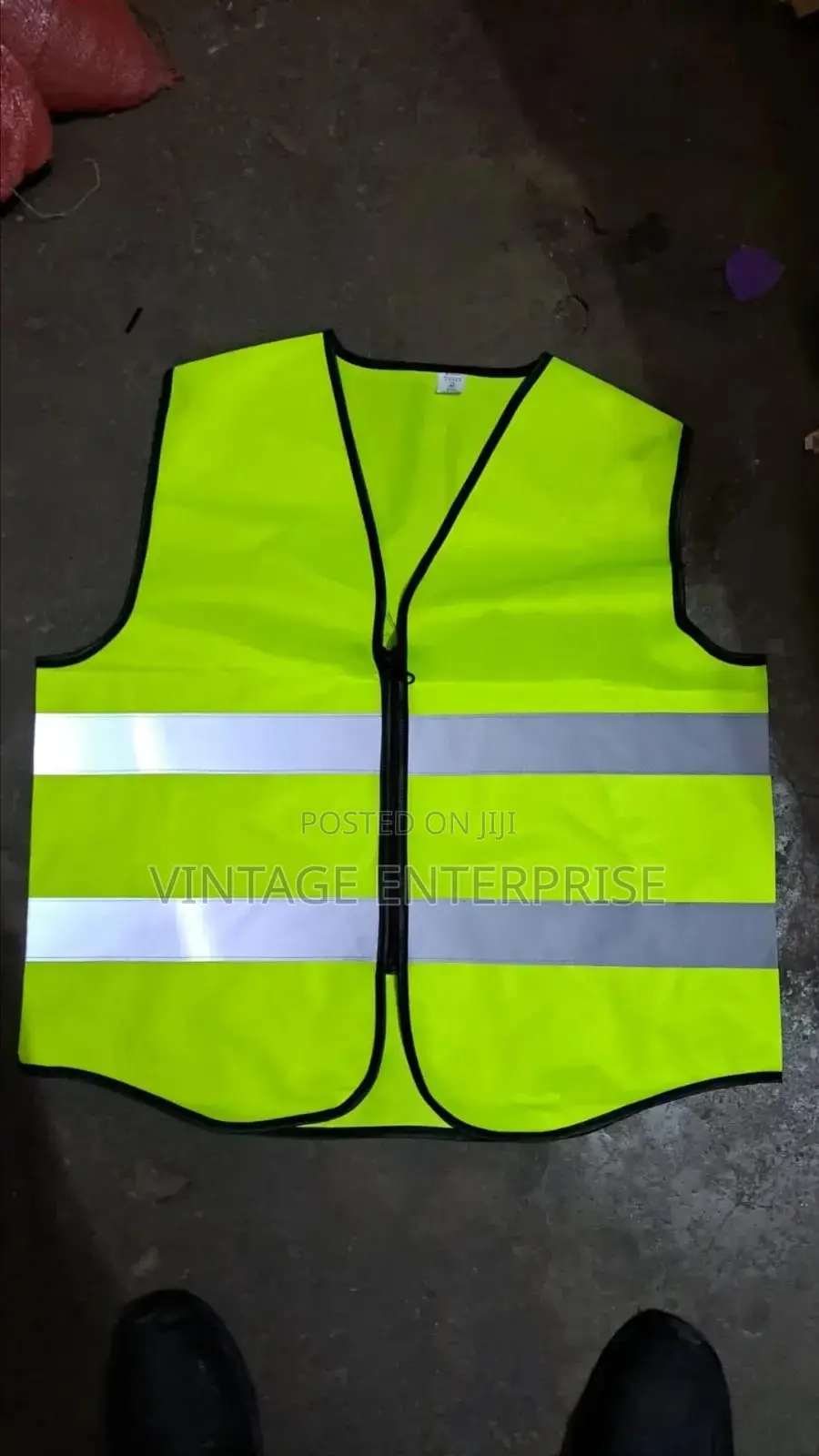 Reflective Vests With Zip