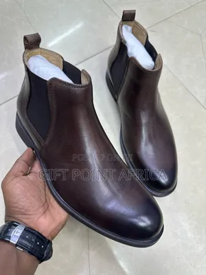 Coffee Brown Leather Clarks Official Boots