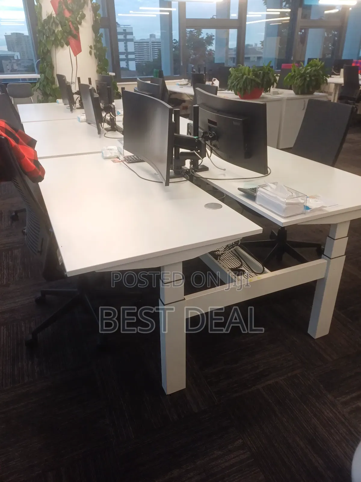 Ergonomic Sit Stand Electric Work Station