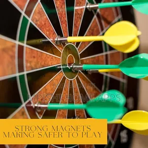 Round Magnetic Dartboard Game