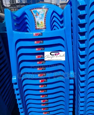 Complast Plastic Armchair. (Flower Back)