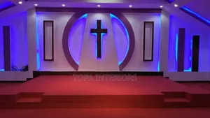 Easy to Clean Non Fluffy Church Altar Floor Decor Carpets