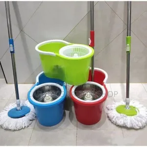 Rotating Magic Spin Floor Microfiber Mop With Bucket