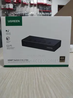 Ugreen Hdmi Switch 5 in 1 Out Hdmi Switch-Cm568