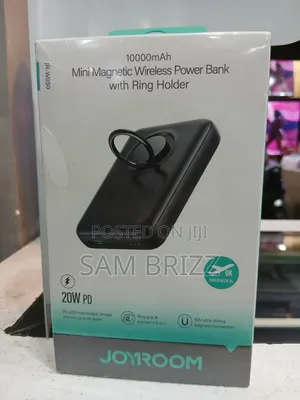 Joyroom Mini Magnetic Wireless Powerbank Withring Holder 20w