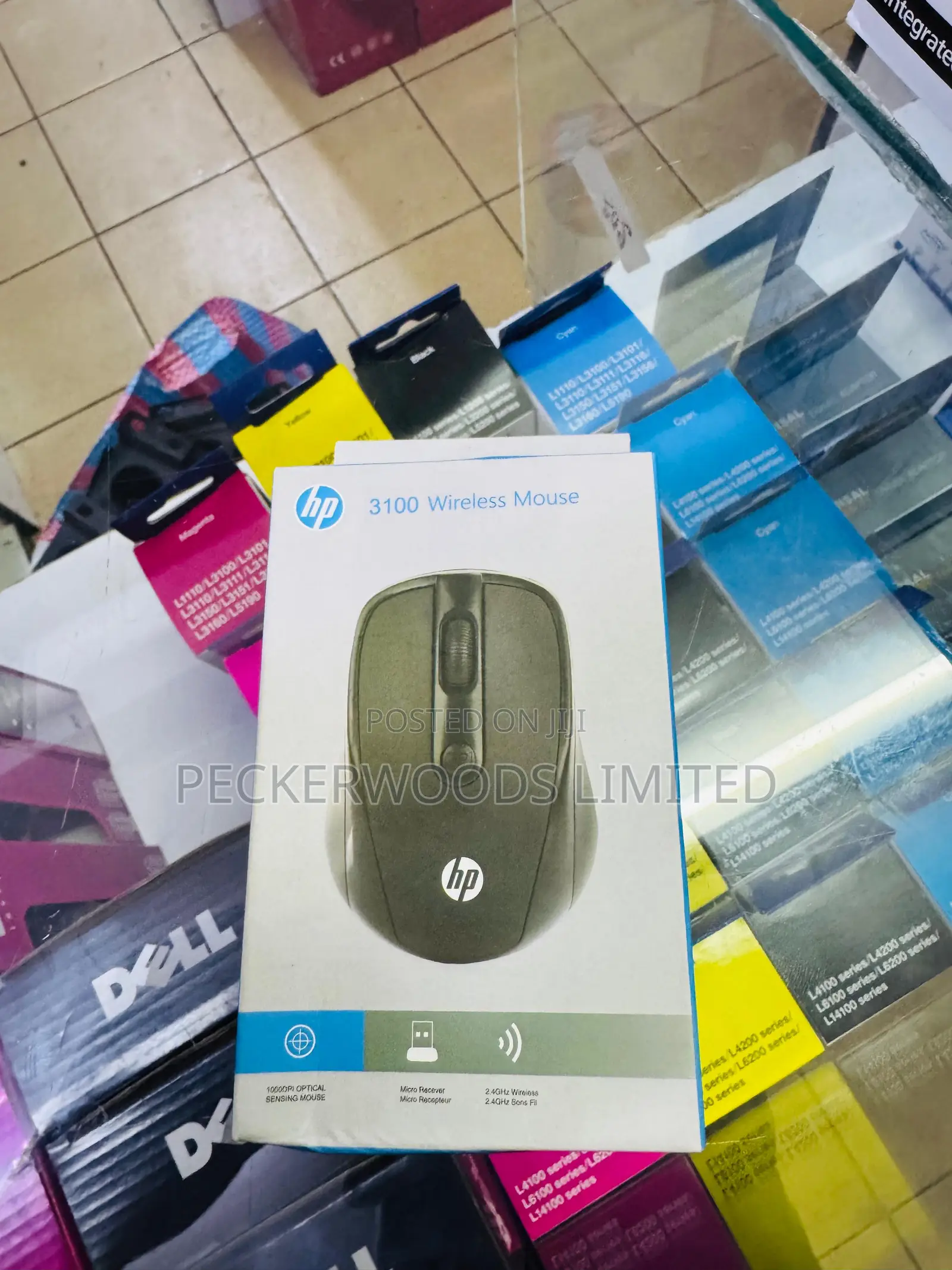 Hp 3100 Wireless Mouse Type-Mice-Ergonomic Design