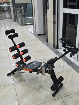 Six Pack Machine With Bike Pedals - Home Gym Fitness Bench