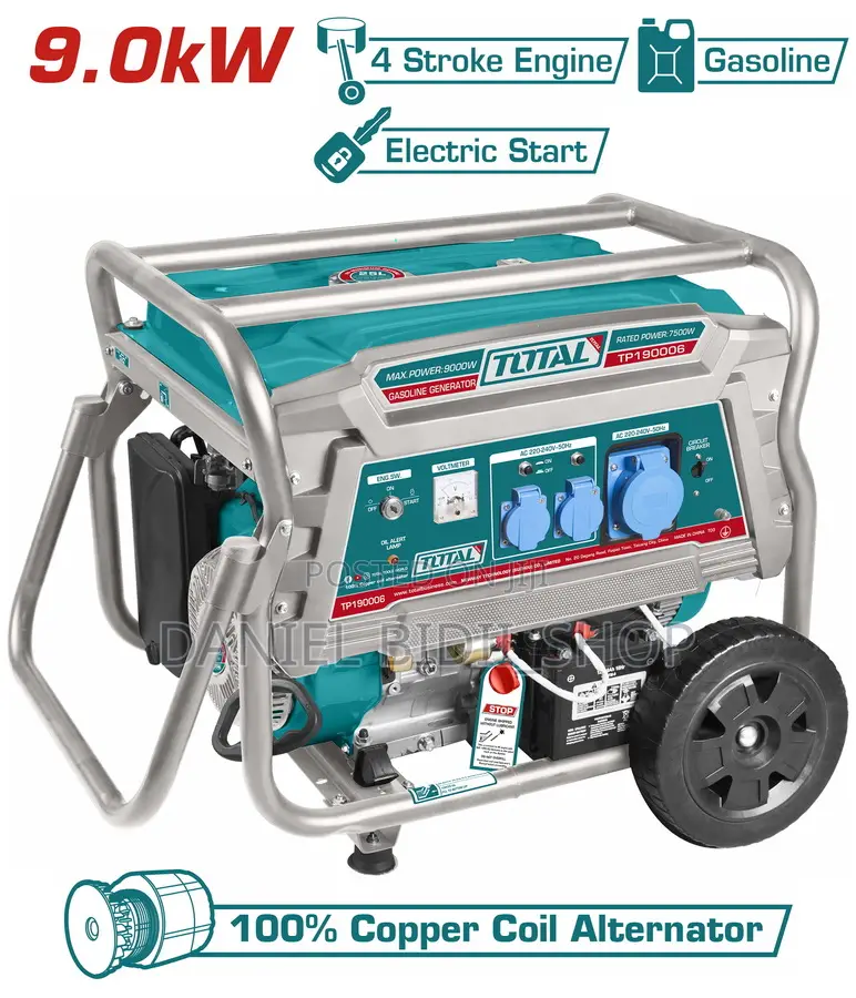 Total 9.0kva Reliable Gasoline Generator
