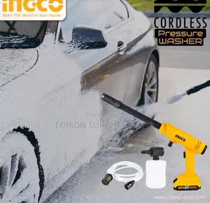 Ingco Cordless Pressure Washer Rechargeable Car Wash Machine