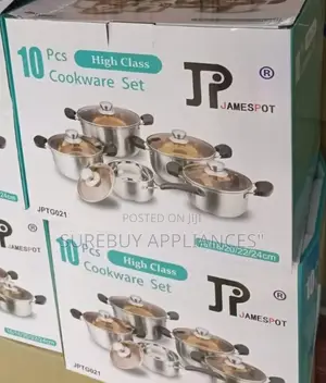 Lightbox
10pc James Pot Cookware Set